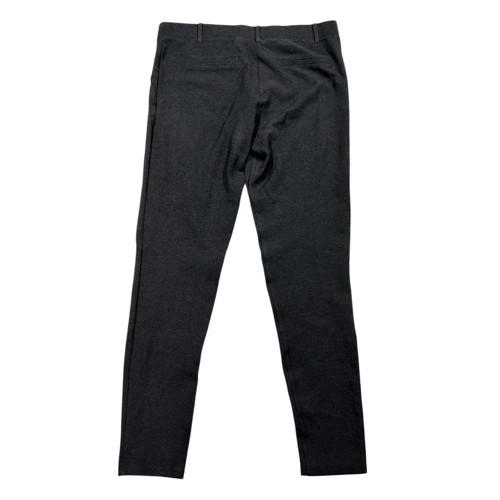 Betabrand Pants Women's Large‎ Gray Ponte Dress Pants Stretch Knit Comfy Work 1